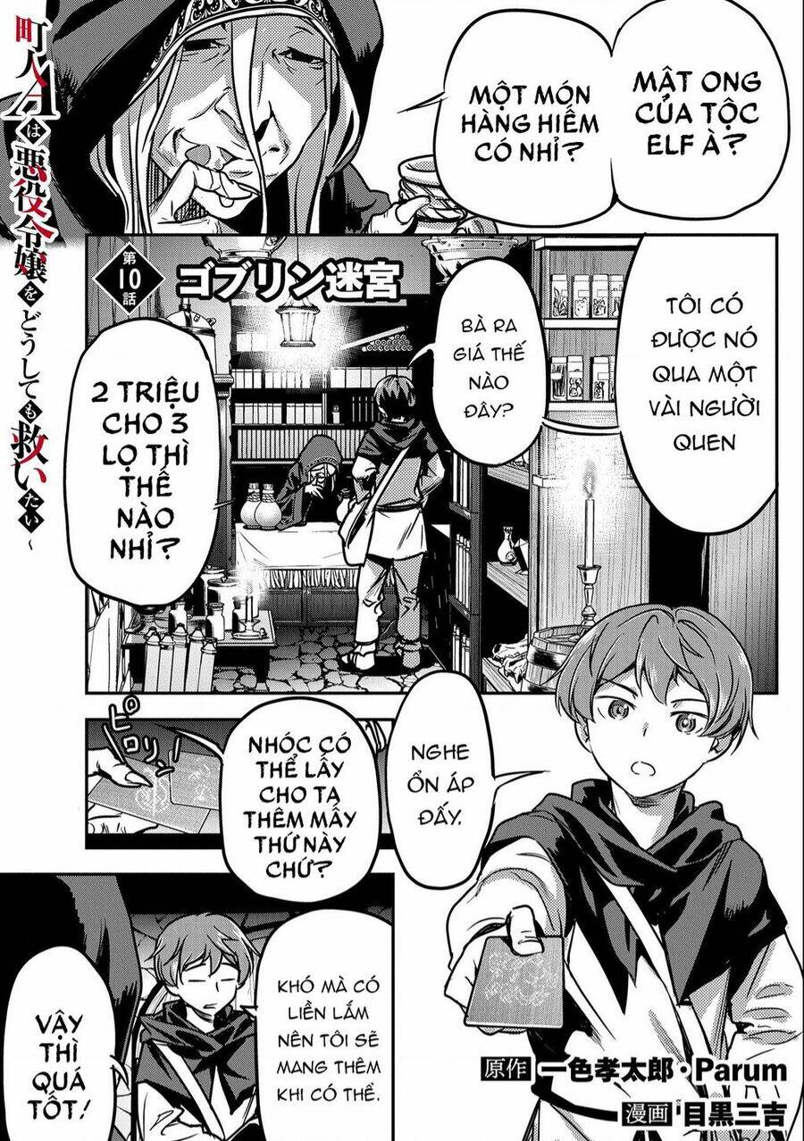 Chounin A Wa Akuyaku Reijou Wo Doushite Mo Sukuitai Chapter 10 - Trang 2