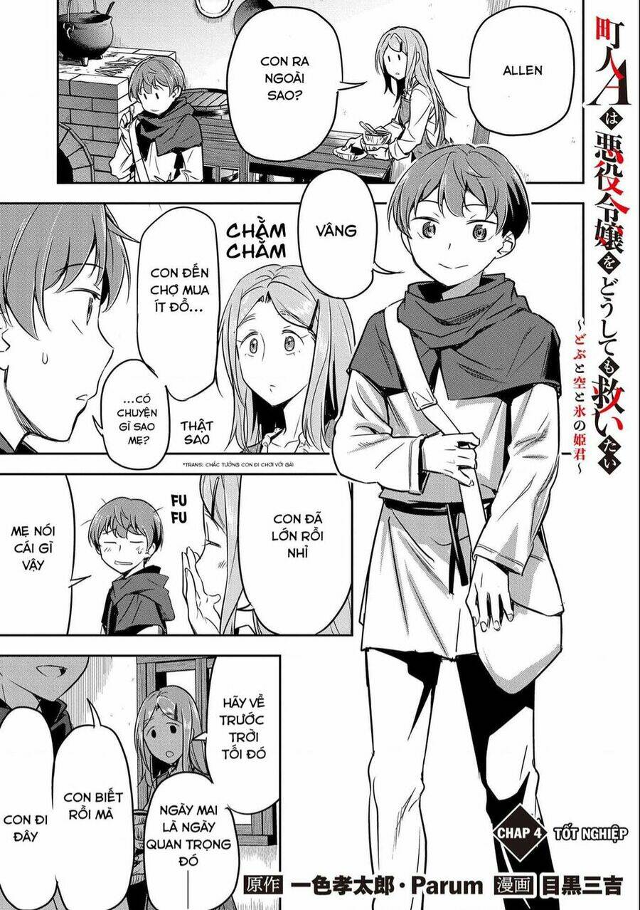 Chounin A Wa Akuyaku Reijou Wo Doushite Mo Sukuitai Chapter 4 - Trang 2