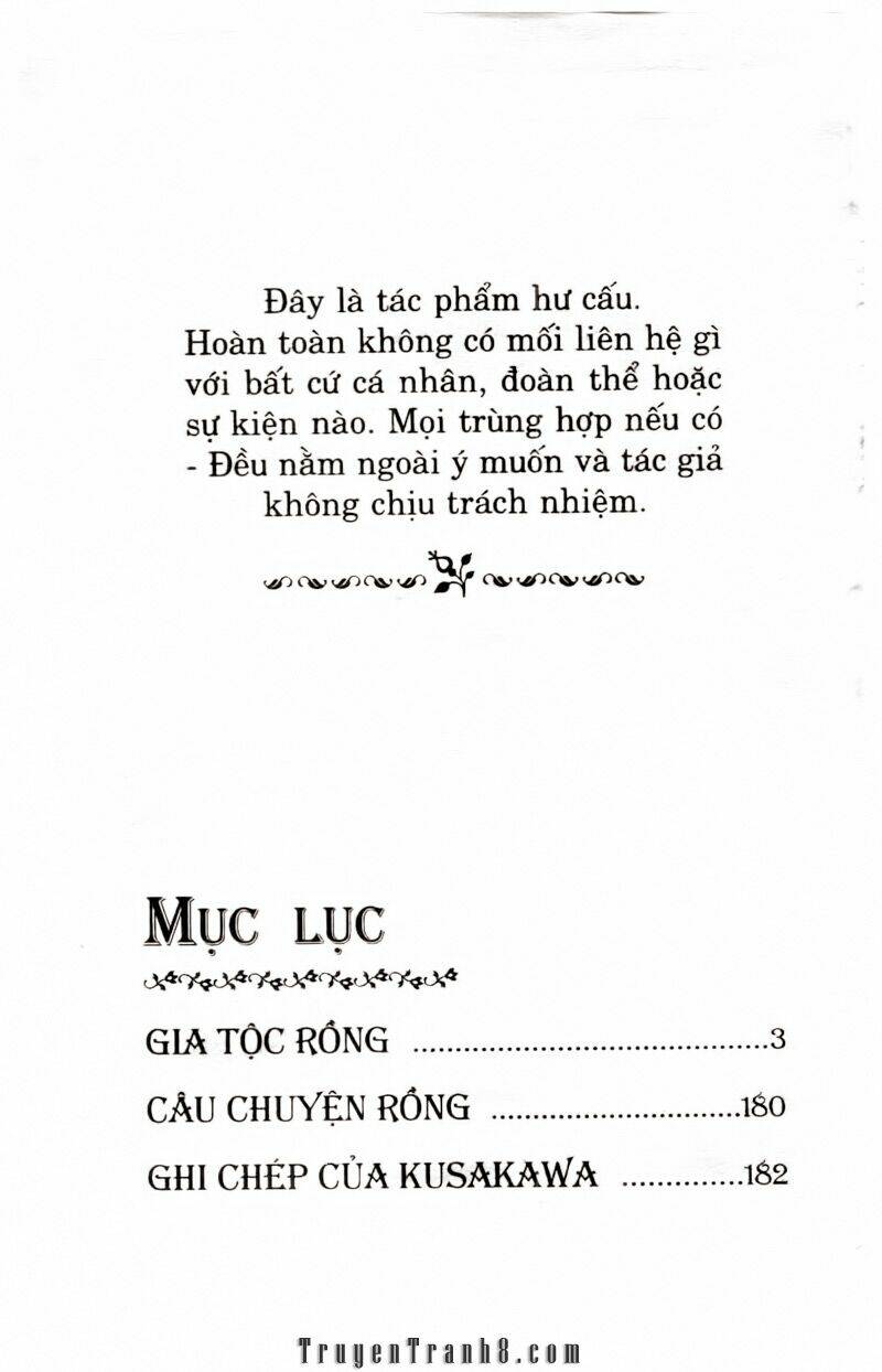 Gia Tộc Rồng – Two Flowers For The Dragon Chapter 1 - Trang 2