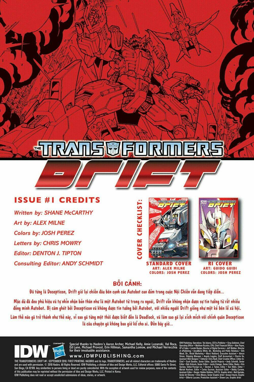 The Transformers: Drift Chapter 1 - Trang 2