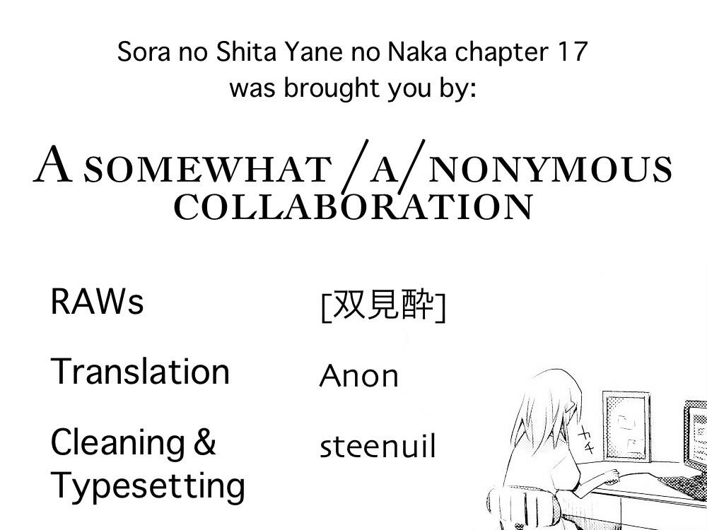 Sora No Shita Yane No Naka Chapter 17 - Trang 2