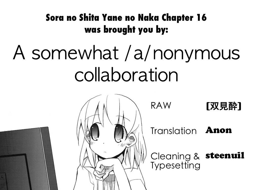 Sora No Shita Yane No Naka Chapter 16 - Trang 2