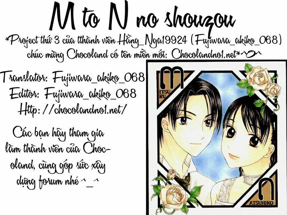 M To N No Shouzou Chapter 8 - Trang 2