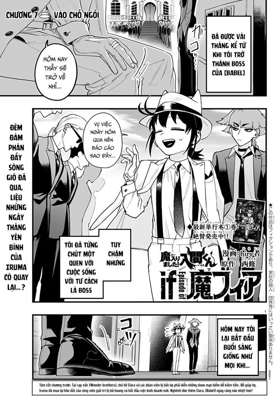 Mairimashita! Iruma-Kun: If Episode Of Mafia Chapter 7 - Trang 2