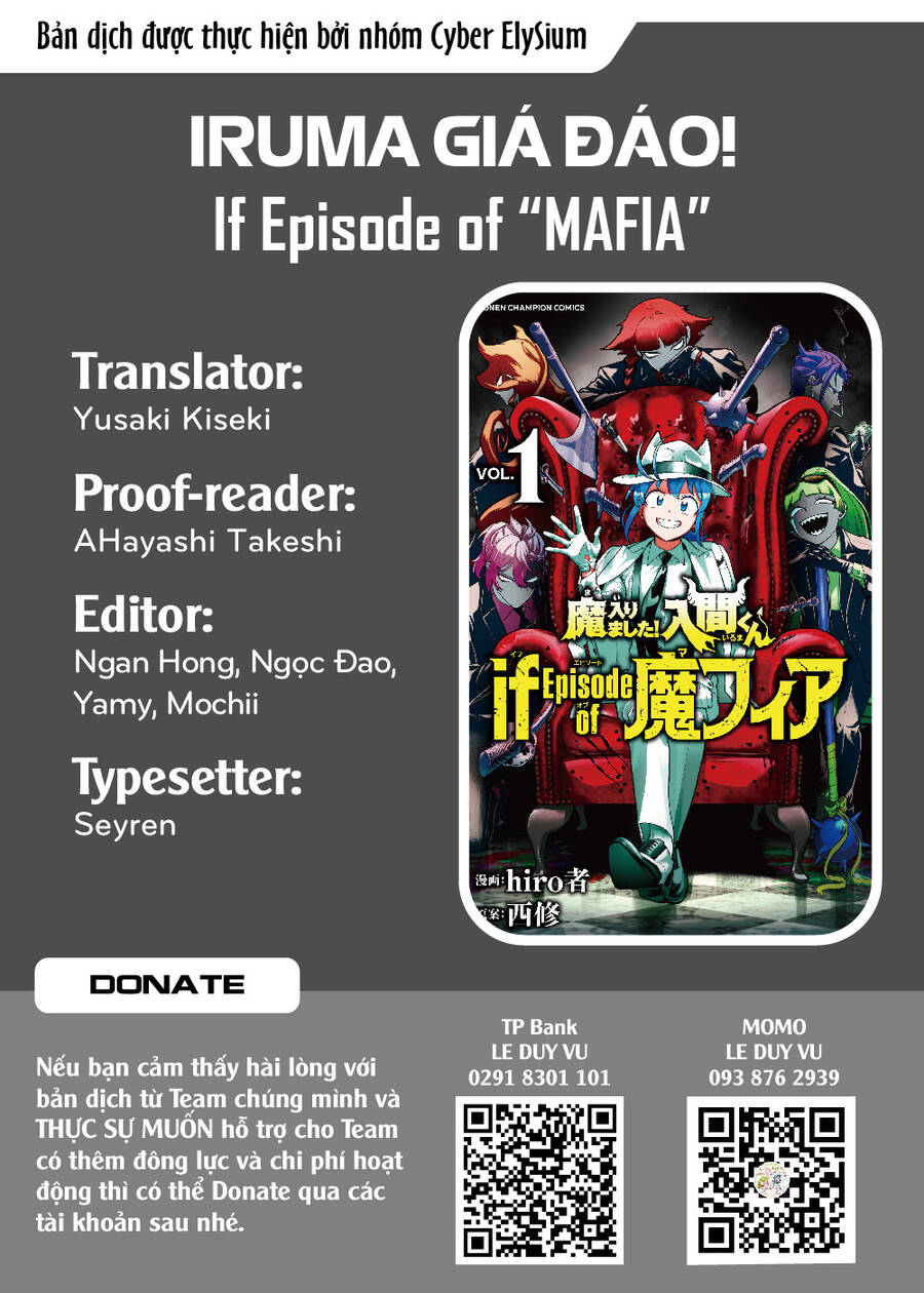 Mairimashita! Iruma-Kun: If Episode Of Mafia Chapter 6 - Trang 2