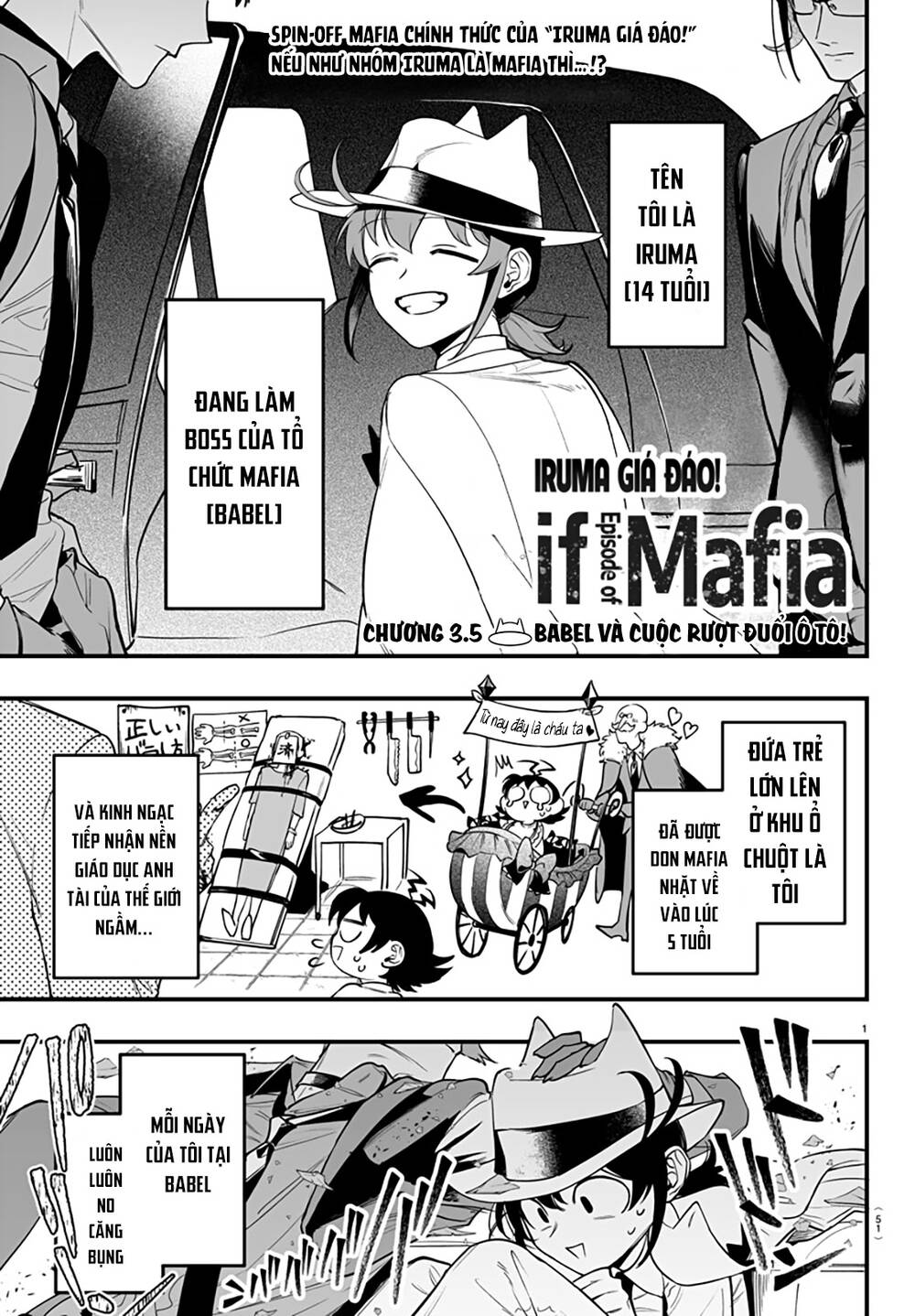 Mairimashita! Iruma-Kun: If Episode Of Mafia Chapter 3.5 - Trang 2