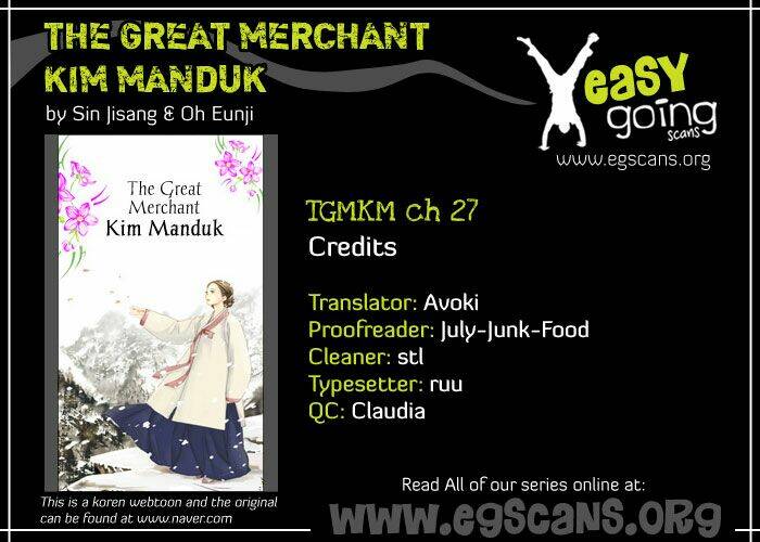 The Great Merchant Kim Manduk Chapter 27 - Trang 2