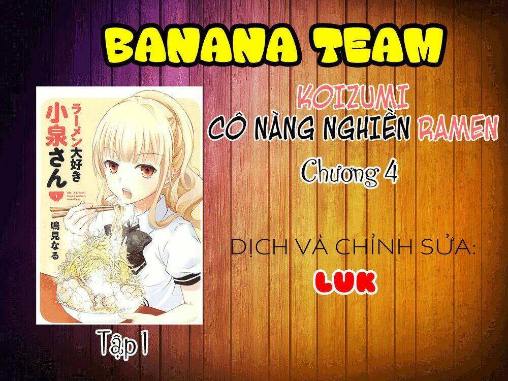 Cô Gái Yêu Ramen Chapter 4 - Trang 2