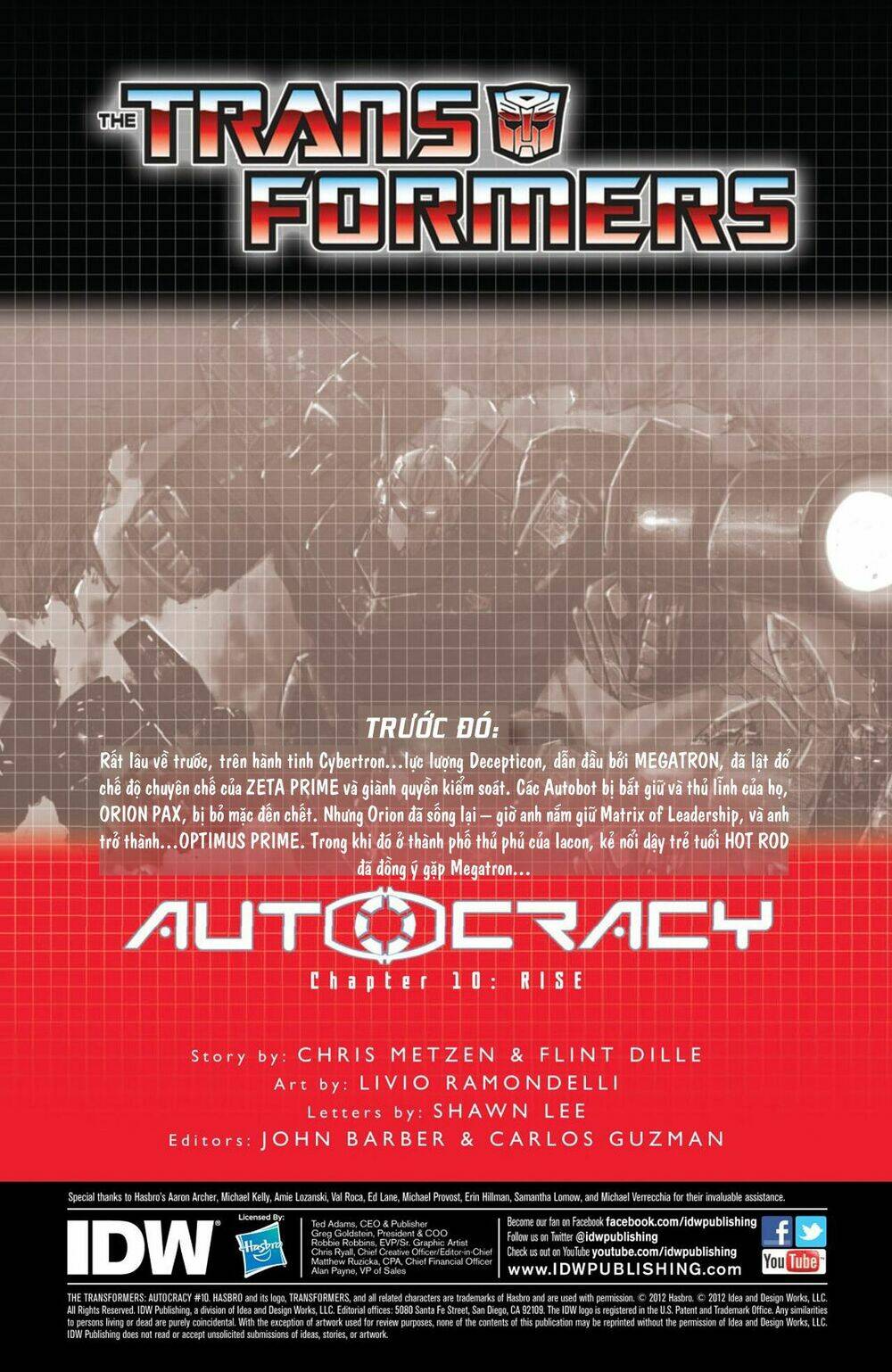 The Tranformers – Autocracy Chapter 10 - Trang 2