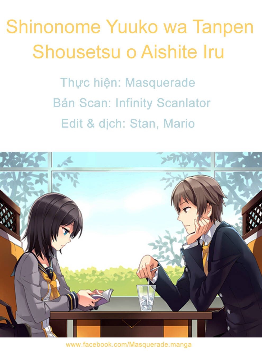 Shinonome Yuuko Wa Tanpen Shousetsu O Aishite Iru Chapter 7 - Trang 2