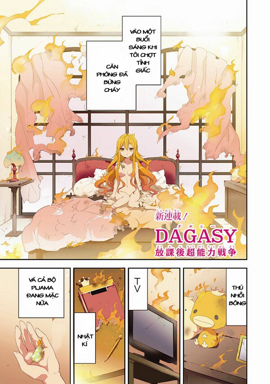 Dagasy – Houkago Chounouryoku Sensou Chapter 1 - Trang 2