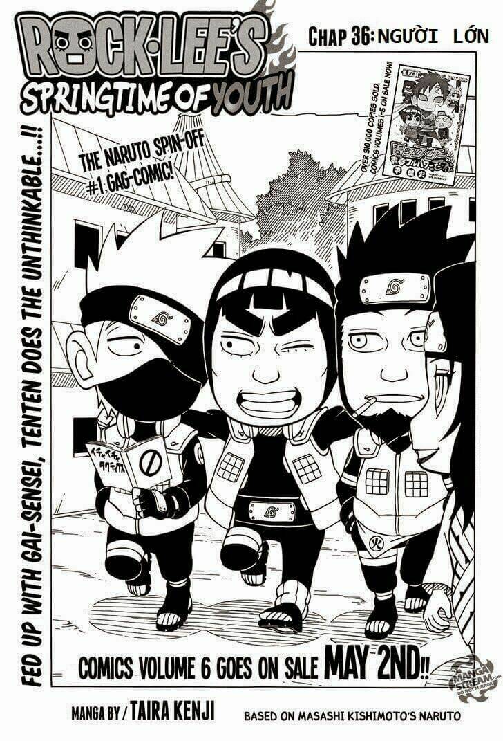 Cửu Vĩ Hồ Ly Ngoại Truyện Rock Lee Chapter 36 - Trang 2