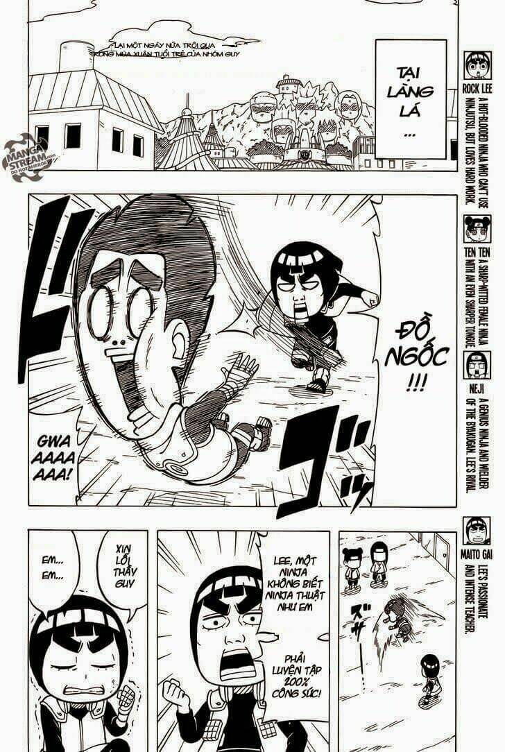 Cửu Vĩ Hồ Ly Ngoại Truyện Rock Lee Chapter 36 - Trang 2