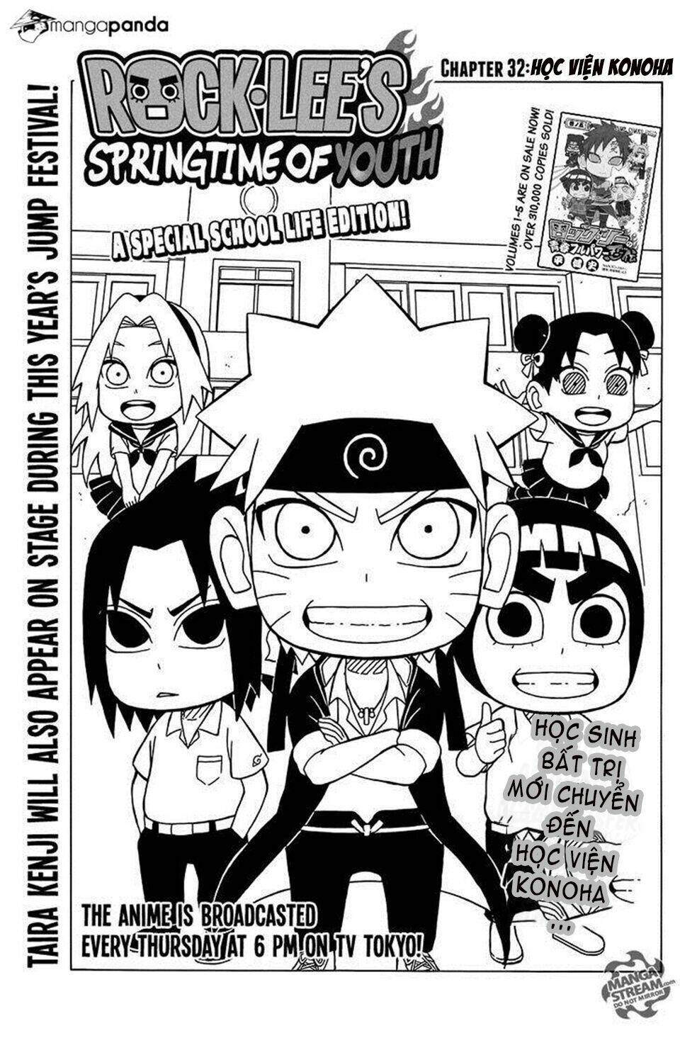 Cửu Vĩ Hồ Ly Ngoại Truyện Rock Lee Chapter 32 - Trang 2