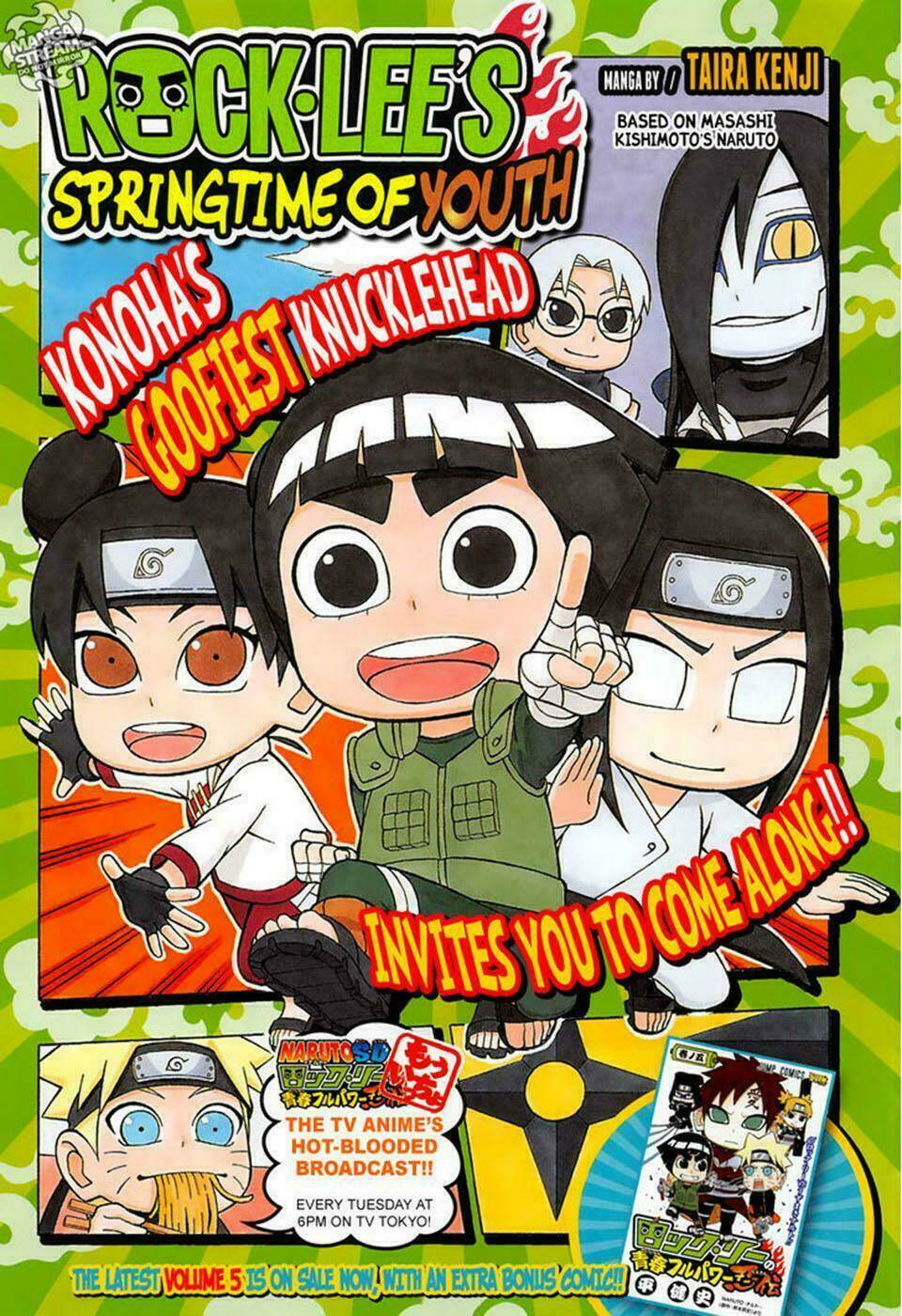 Cửu Vĩ Hồ Ly Ngoại Truyện Rock Lee Chapter 31 - Trang 2