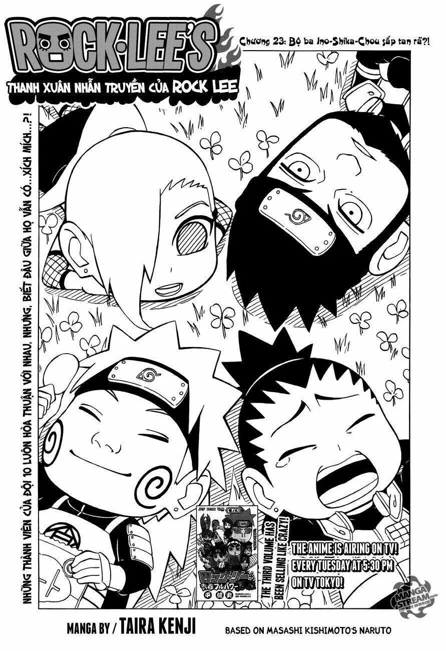 Cửu Vĩ Hồ Ly Ngoại Truyện Rock Lee Chapter 23 - Trang 2