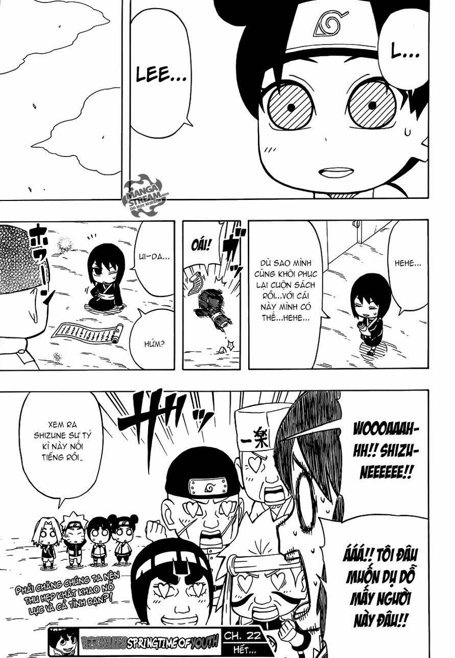 Cửu Vĩ Hồ Ly Ngoại Truyện Rock Lee Chapter 22 - Trang 2