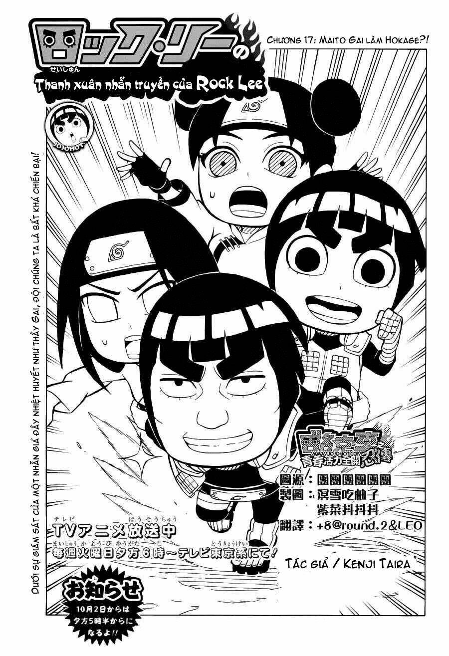 Cửu Vĩ Hồ Ly Ngoại Truyện Rock Lee Chapter 17 - Trang 2