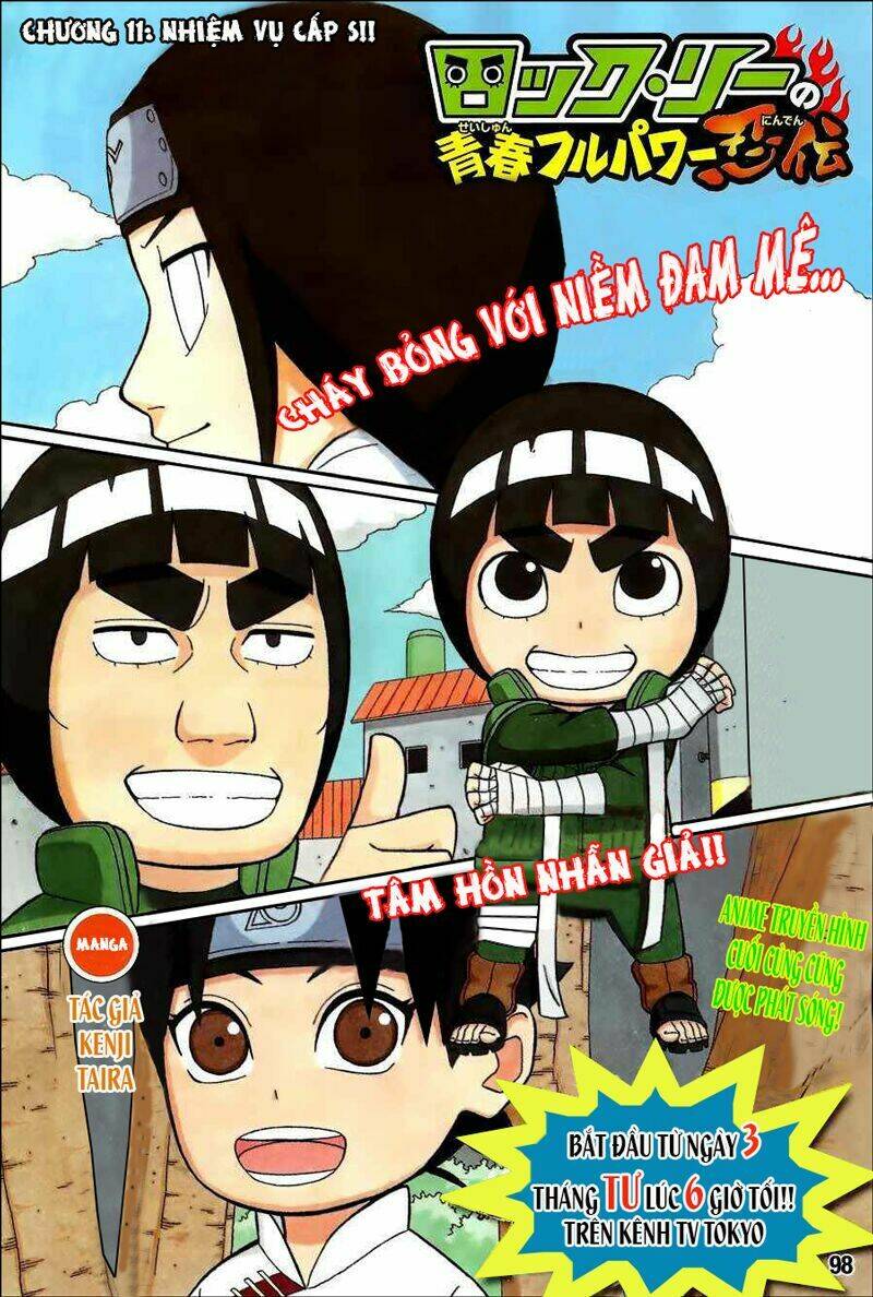 Cửu Vĩ Hồ Ly Ngoại Truyện Rock Lee Chapter 11 - Trang 2