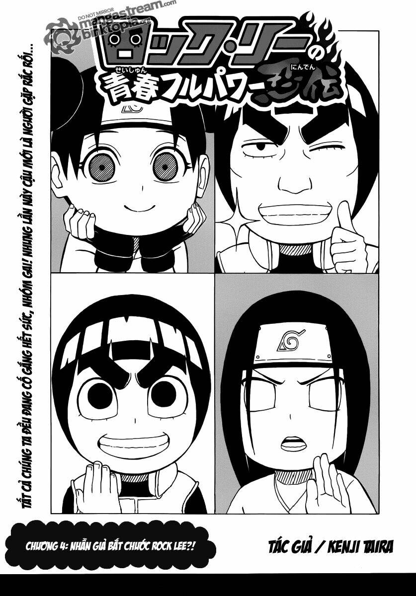 Cửu Vĩ Hồ Ly Ngoại Truyện Rock Lee Chapter 4 - Trang 2