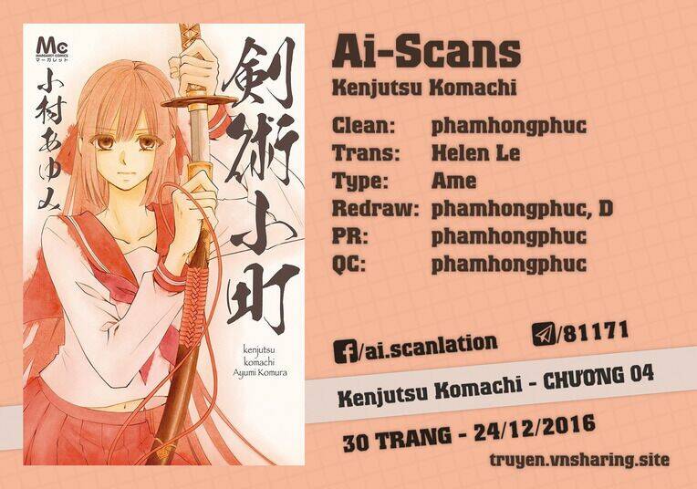 Kenjutsu Komachi Chapter 4 - Trang 2