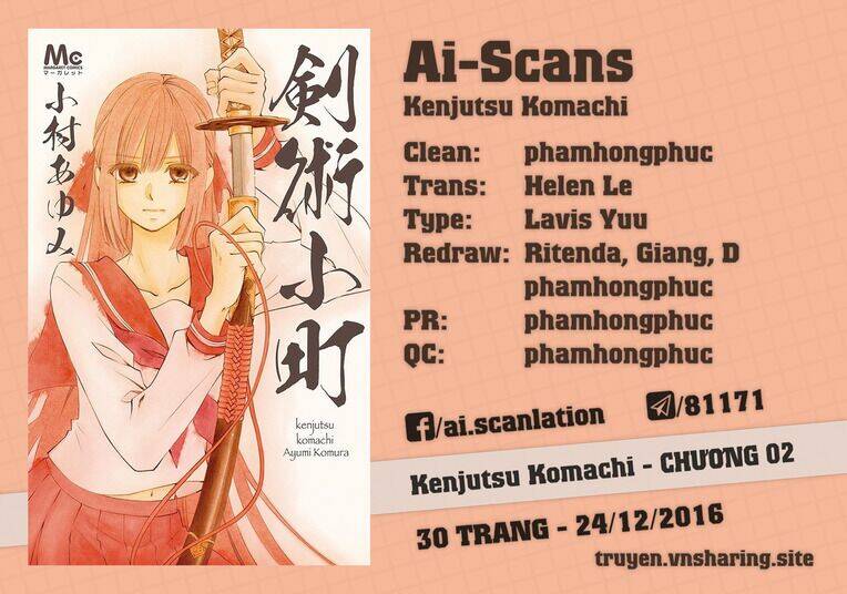 Kenjutsu Komachi Chapter 2 - Trang 2