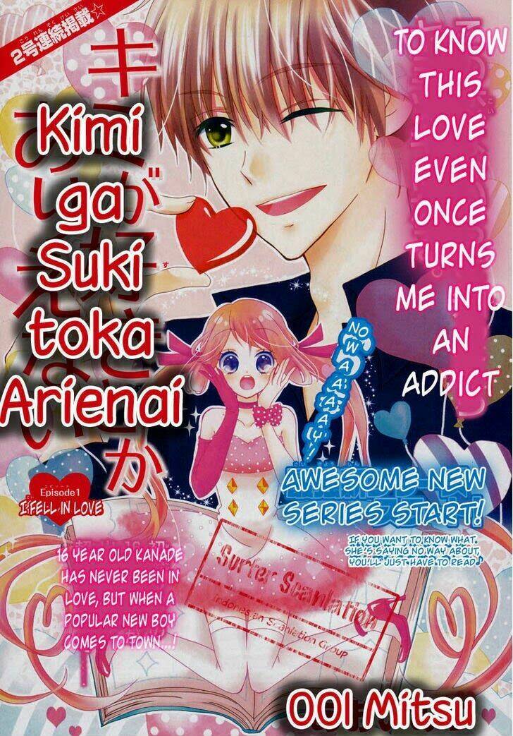 Kimi Ga Suki Toka Arienai Chapter 1 - Trang 2