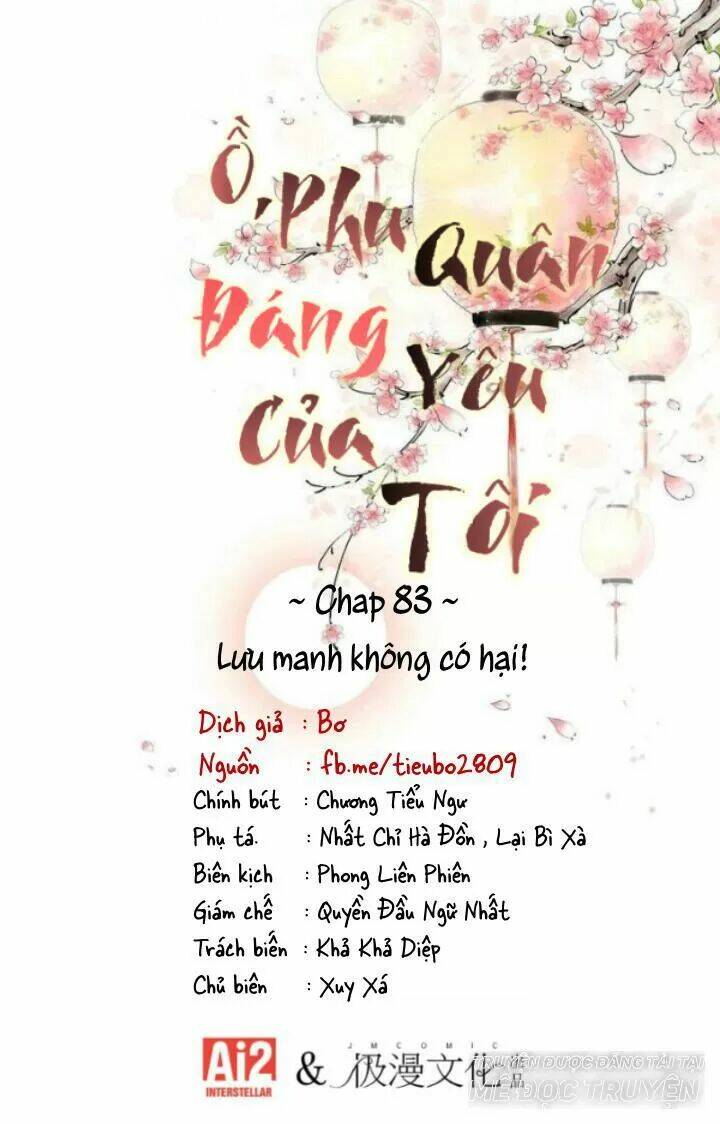 Ồ, Phu Quân Đáng Yêu Của Tôi! Chapter 83 - Trang 2