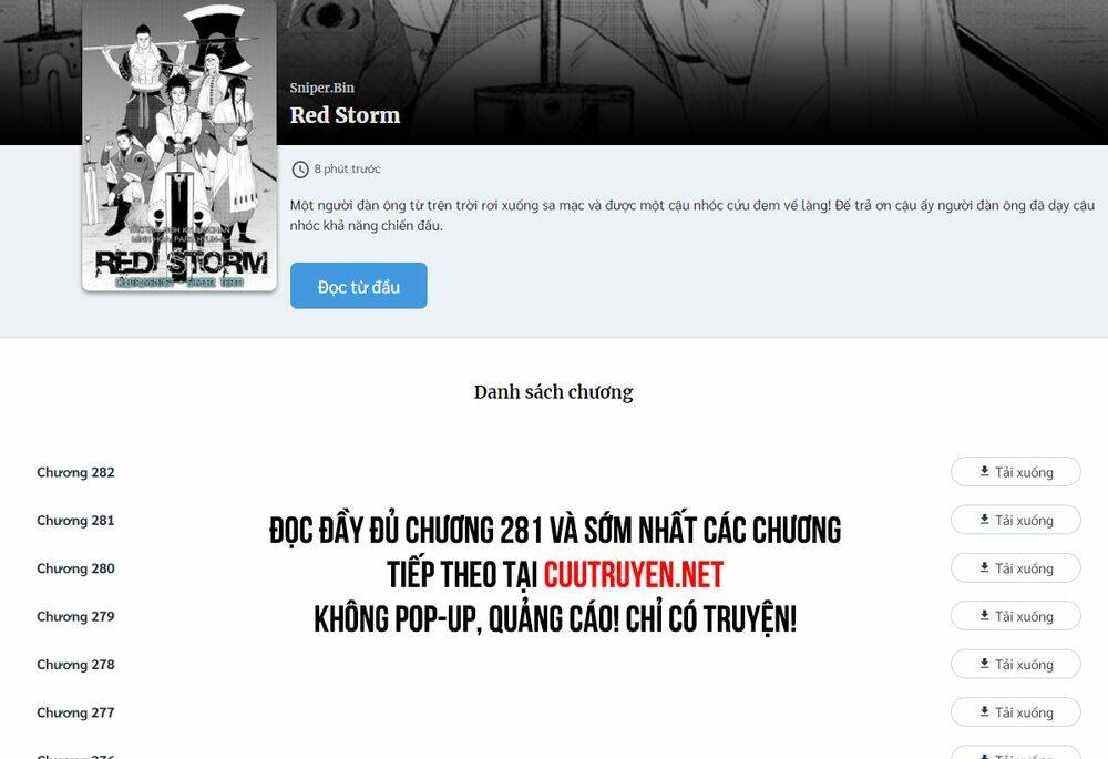 Cơn Bão Đỏ Chapter 281 - Trang 2