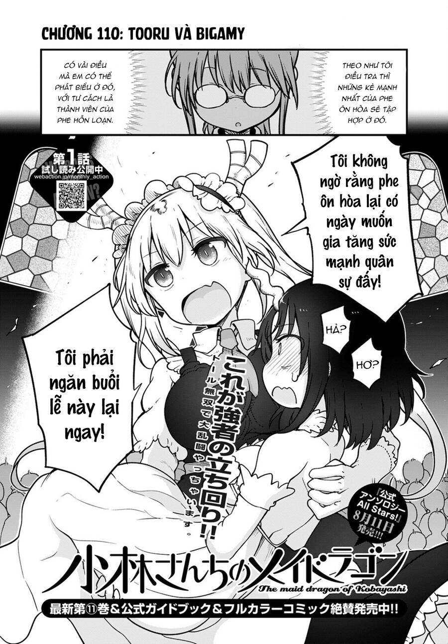 The Maid Dragon Of Kobayashi Chapter 110 - Trang 2