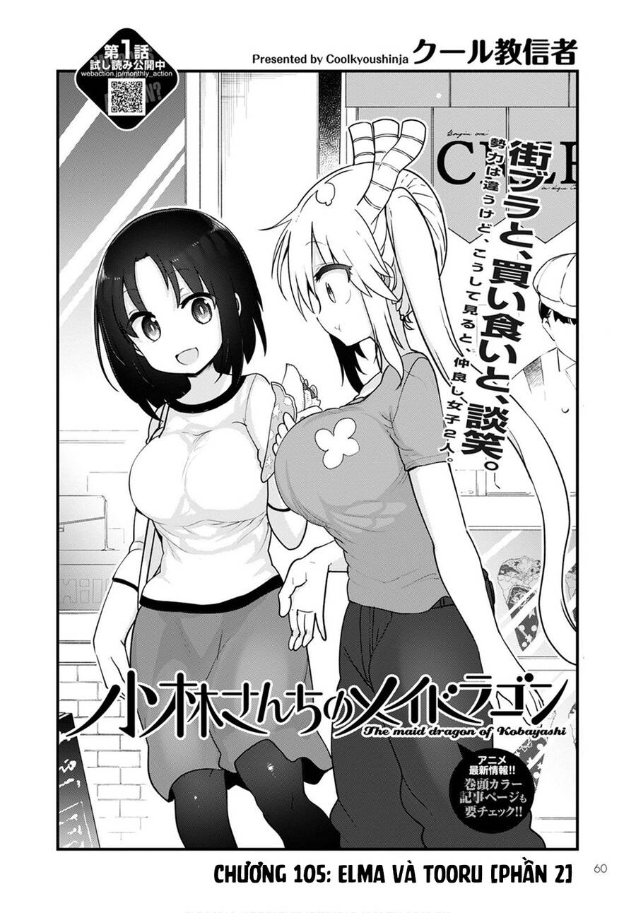 The Maid Dragon Of Kobayashi Chapter 105 - Trang 2