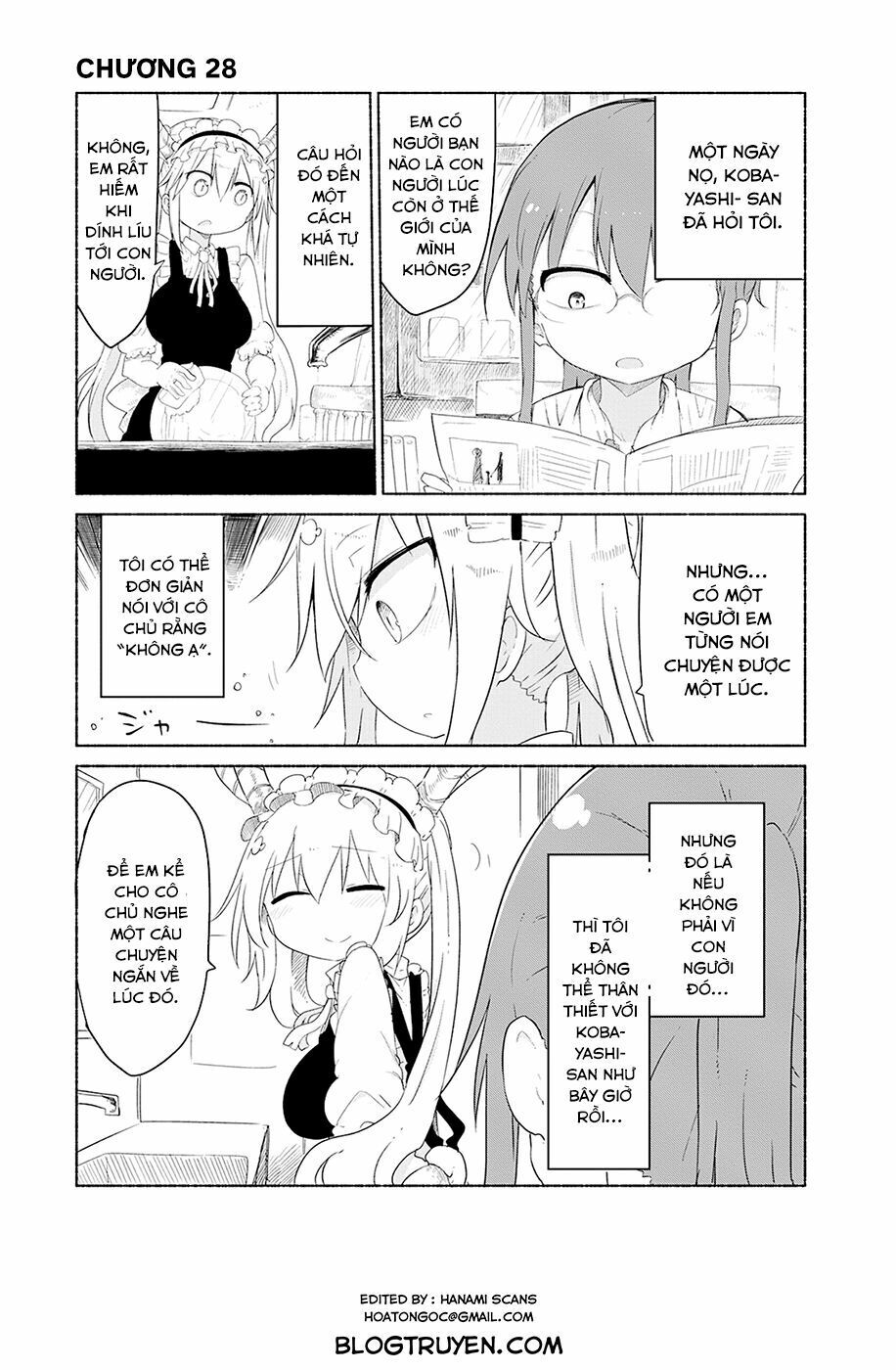 The Maid Dragon Of Kobayashi Chapter 28 - Trang 2