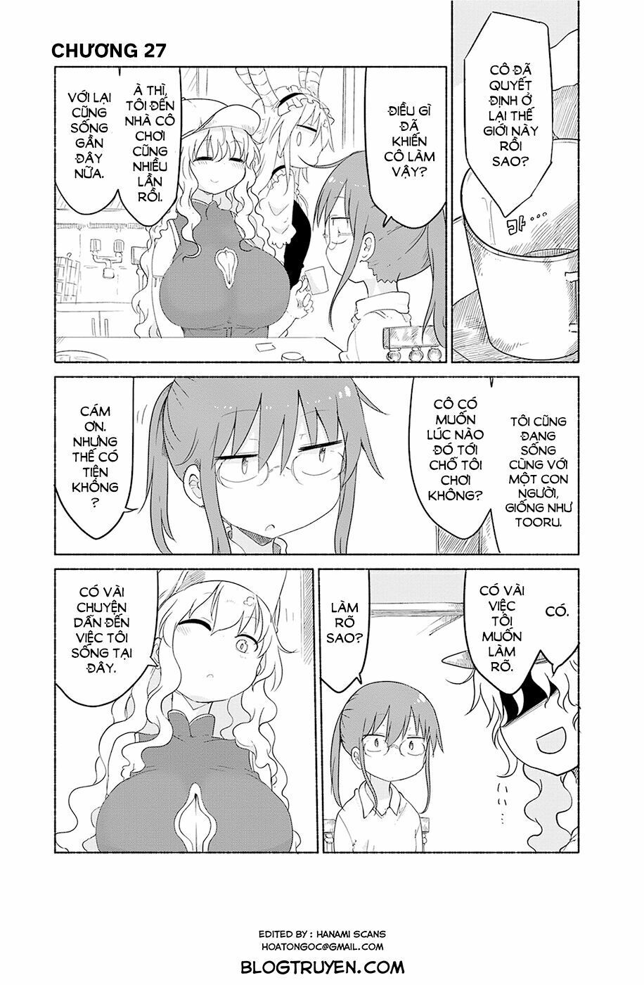 The Maid Dragon Of Kobayashi Chapter 27 - Trang 2