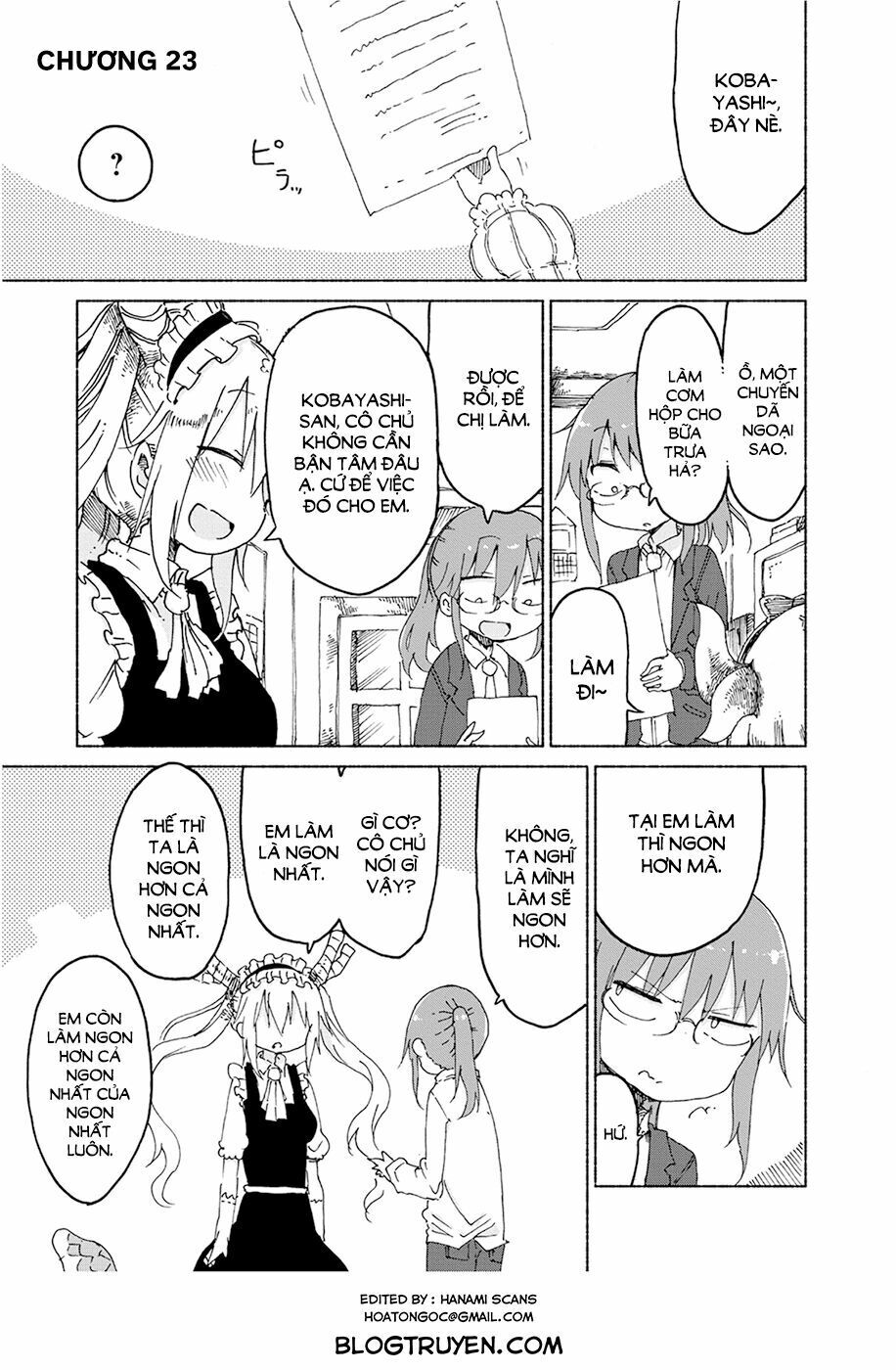 The Maid Dragon Of Kobayashi Chapter 23 - Trang 2