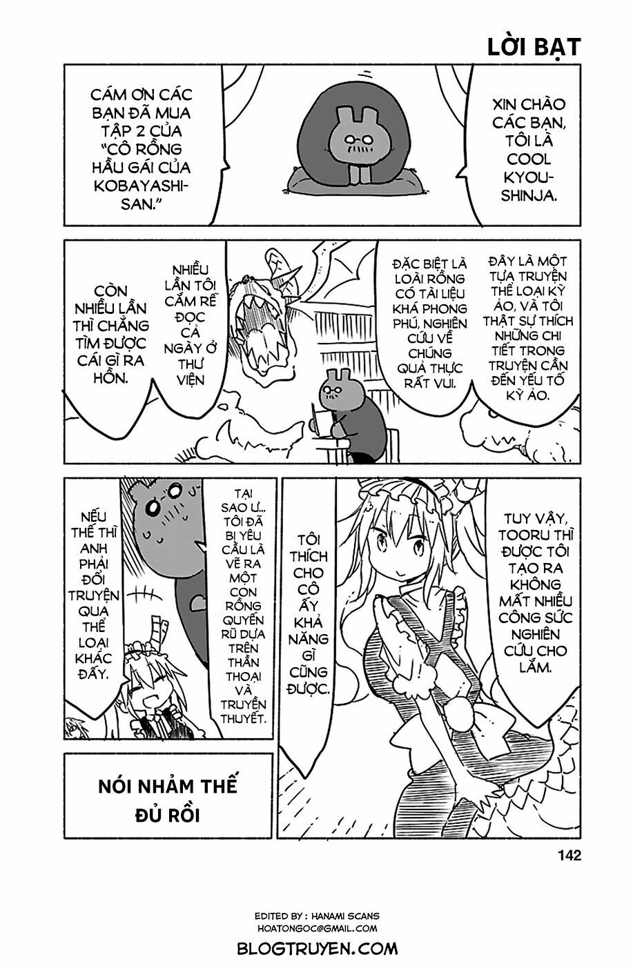 The Maid Dragon Of Kobayashi Chapter 20 - Trang 2