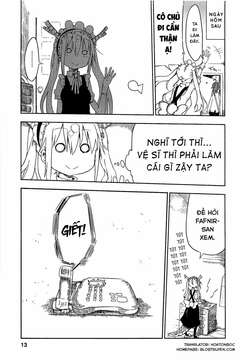 The Maid Dragon Of Kobayashi Chapter 1 - Trang 2