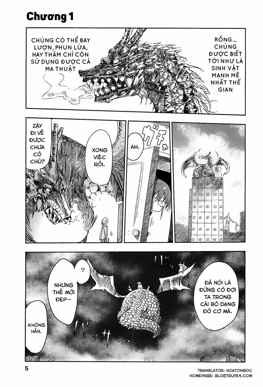 The Maid Dragon Of Kobayashi Chapter 1 - Trang 2