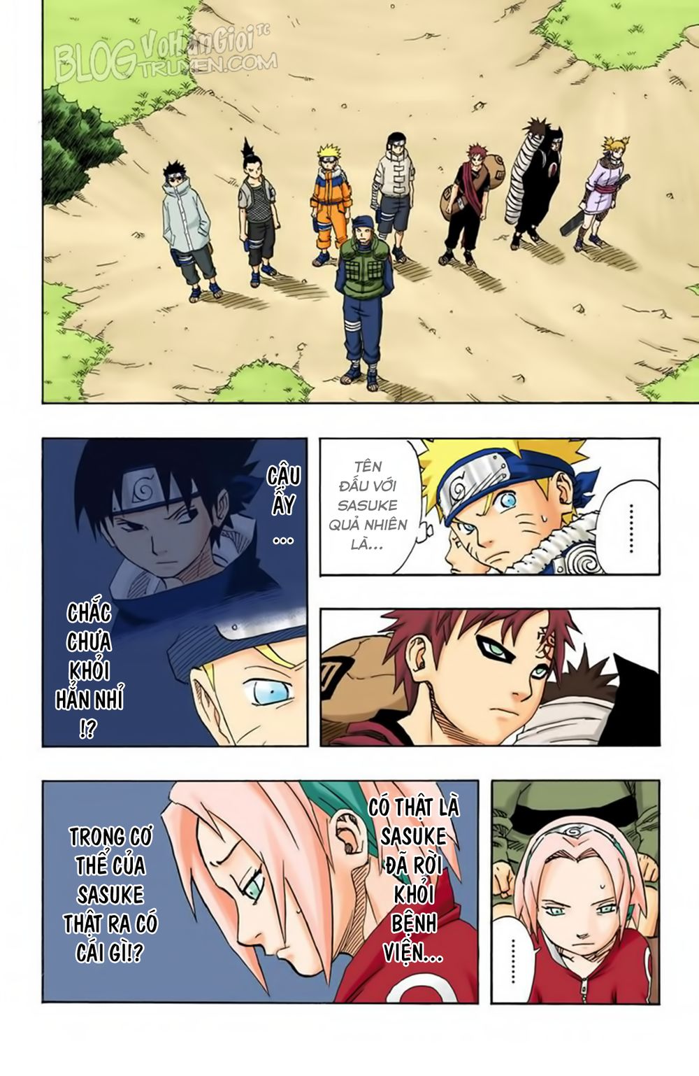 Naruto Full Màu Chapter 99 - Trang 2