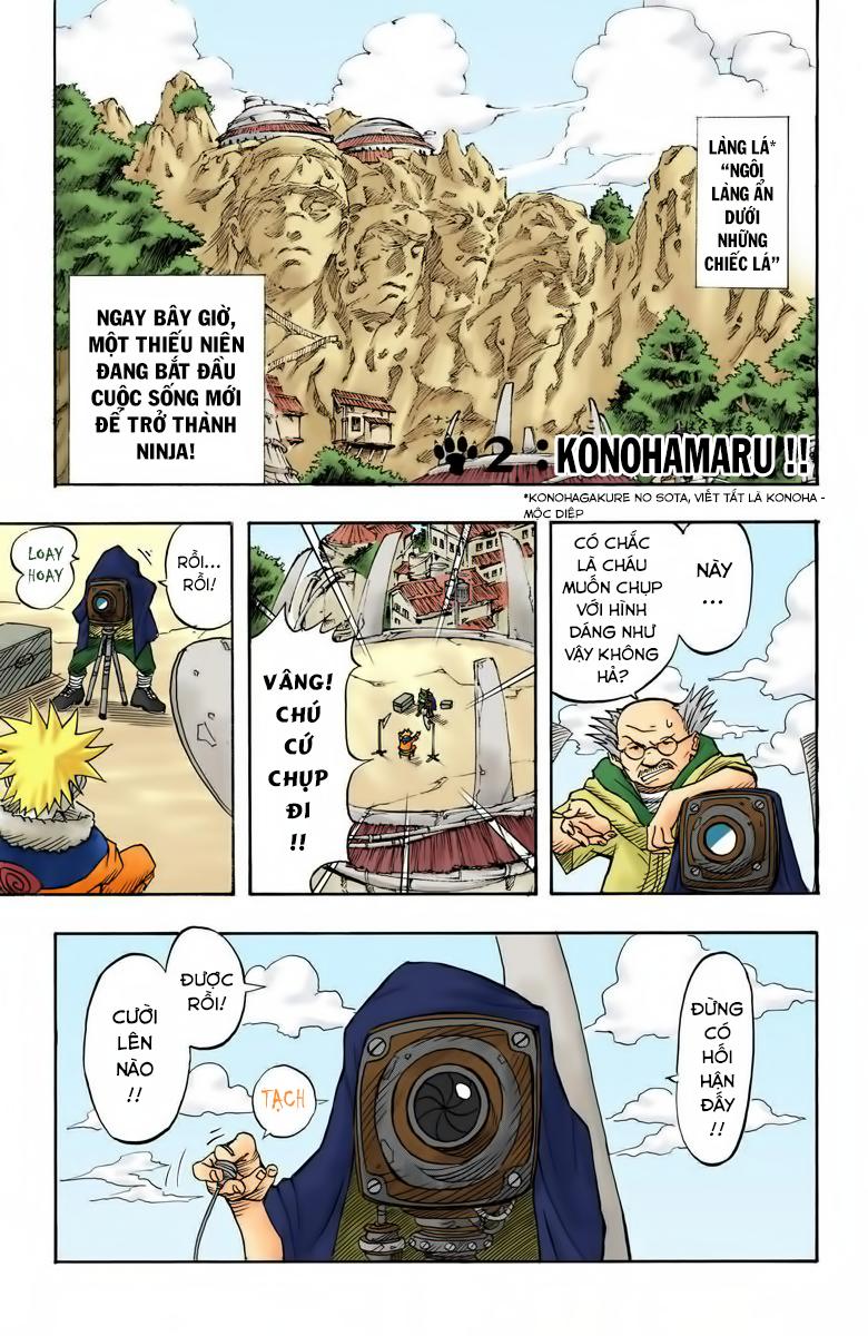 Naruto Full Màu Chapter 1.2 - Trang 2