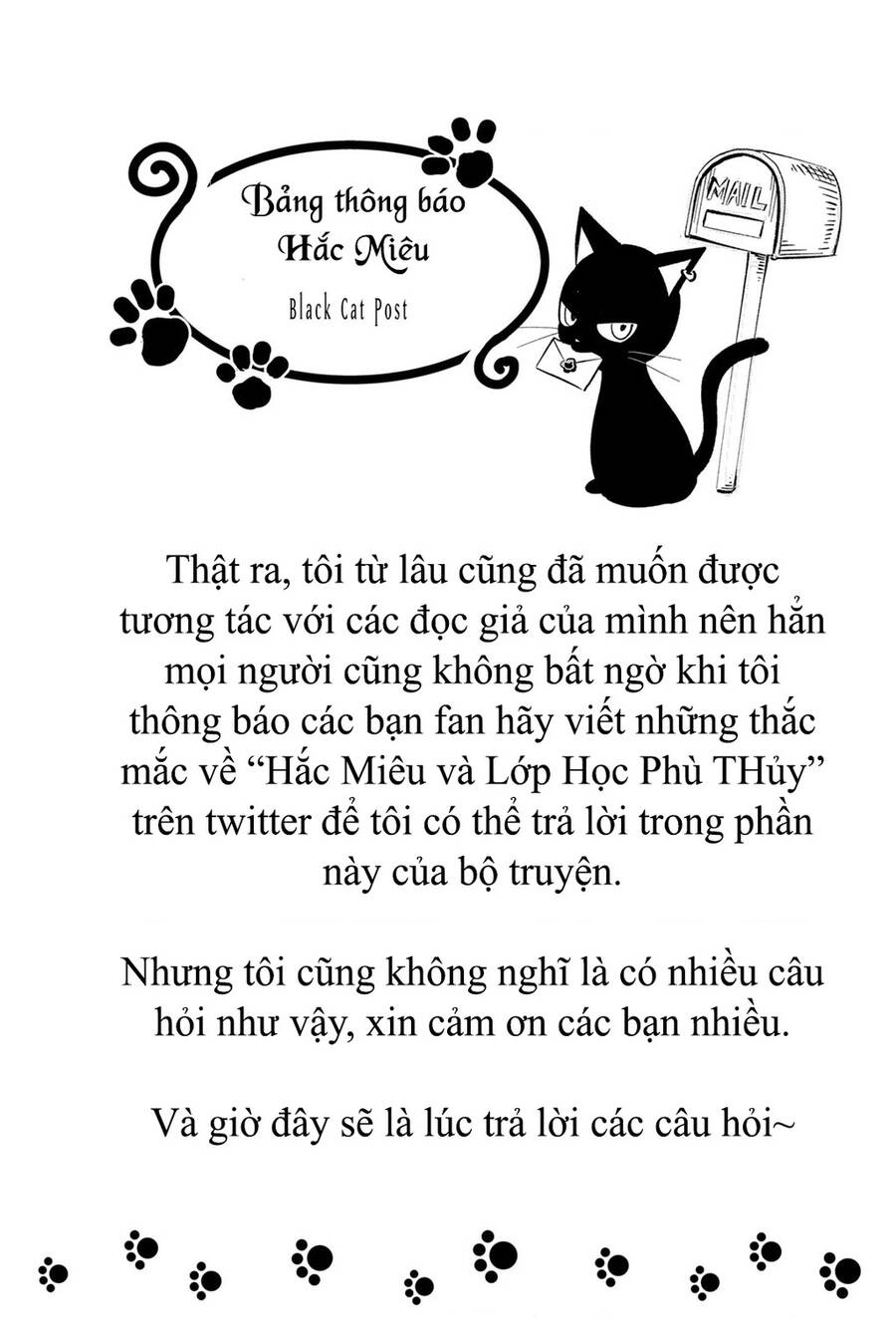 Hắc Miêu Và Lớp Học Phù Thủy Chapter 33 - Trang 2