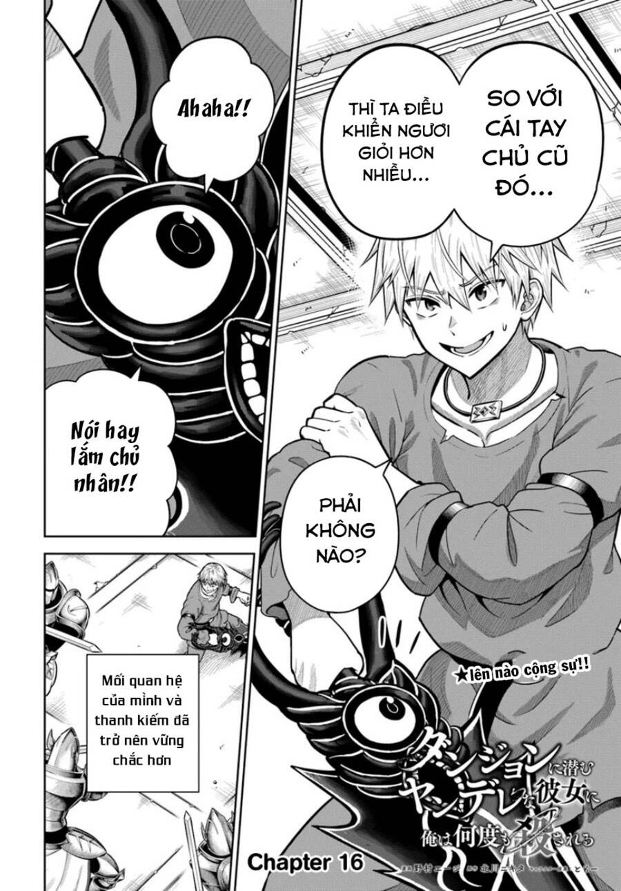 Dungeon Ni Hisomu Yandere Na Kanojo Ni Ore Wa Nando Mo Korosareru Chapter 16 - Trang 2