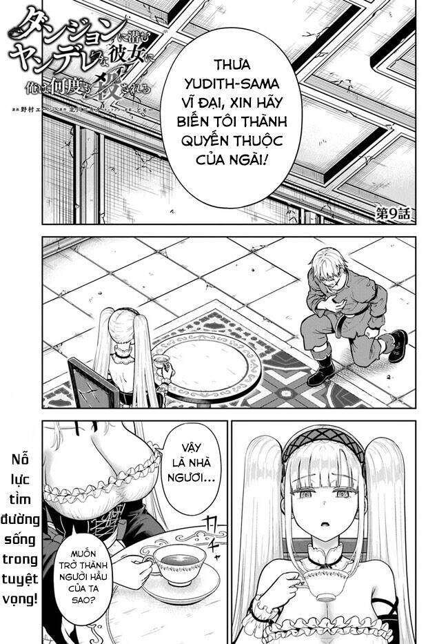 Dungeon Ni Hisomu Yandere Na Kanojo Ni Ore Wa Nando Mo Korosareru Chapter 9 - Trang 2