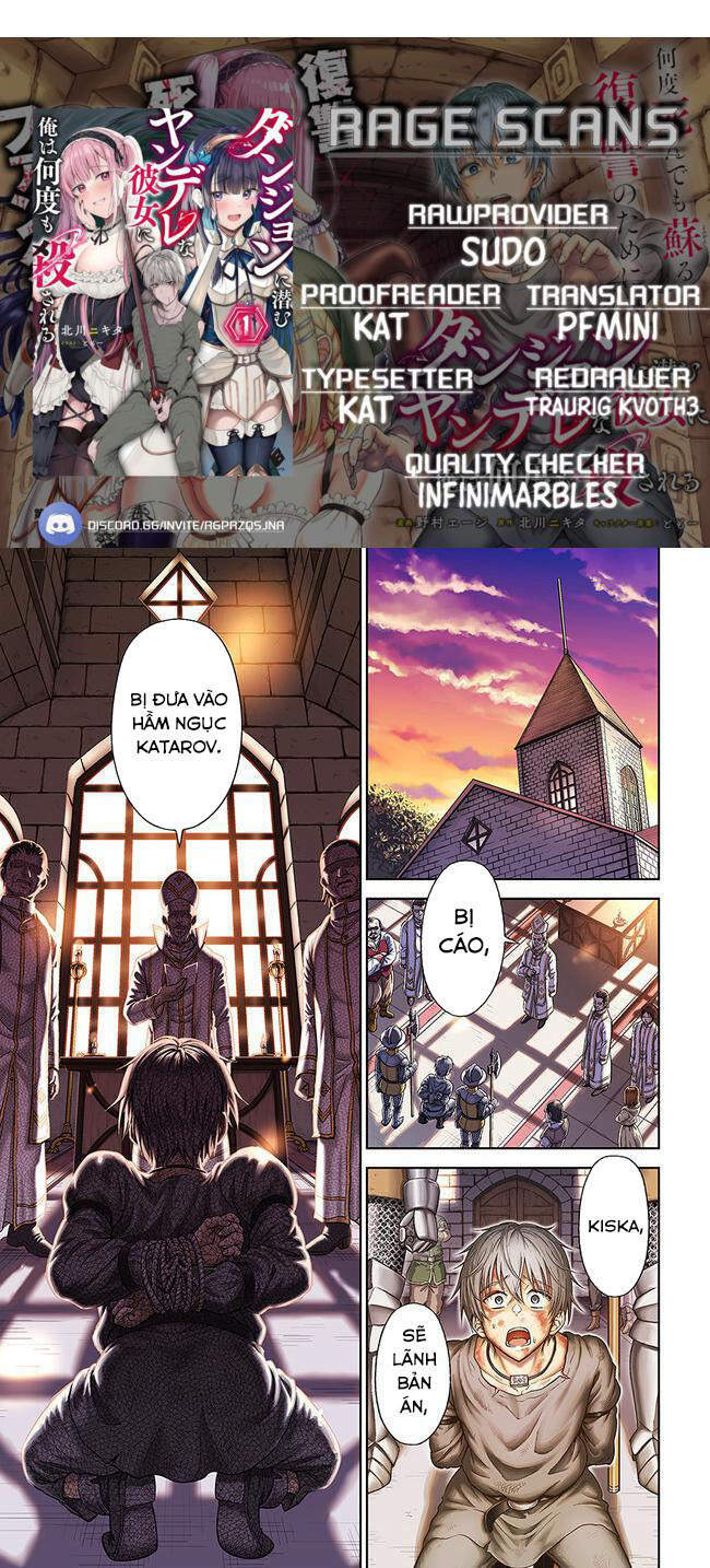 Dungeon Ni Hisomu Yandere Na Kanojo Ni Ore Wa Nando Mo Korosareru Chapter 1 - Trang 2