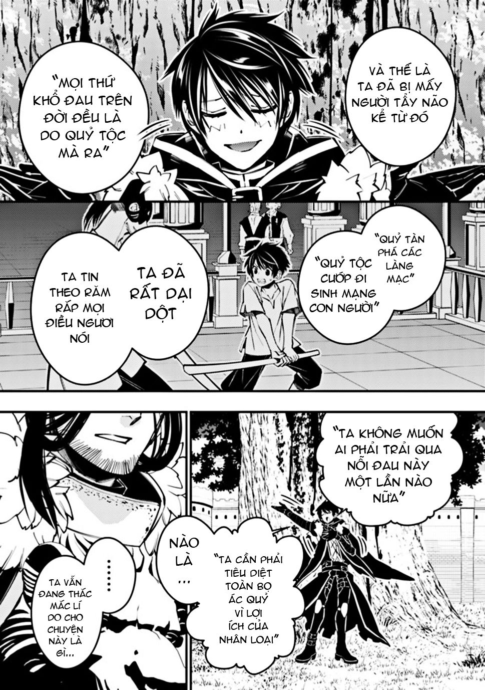 Fukushuu Wo Koinegau Saikyou Yuusha Wa, Yami No Chikara De Senmetsu Musou Suru Chapter 9 - Trang 2