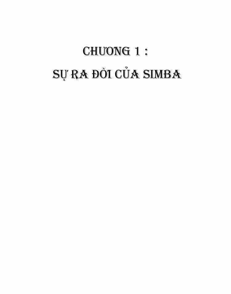 Vua Sư Tử Chapter 1 - Trang 2