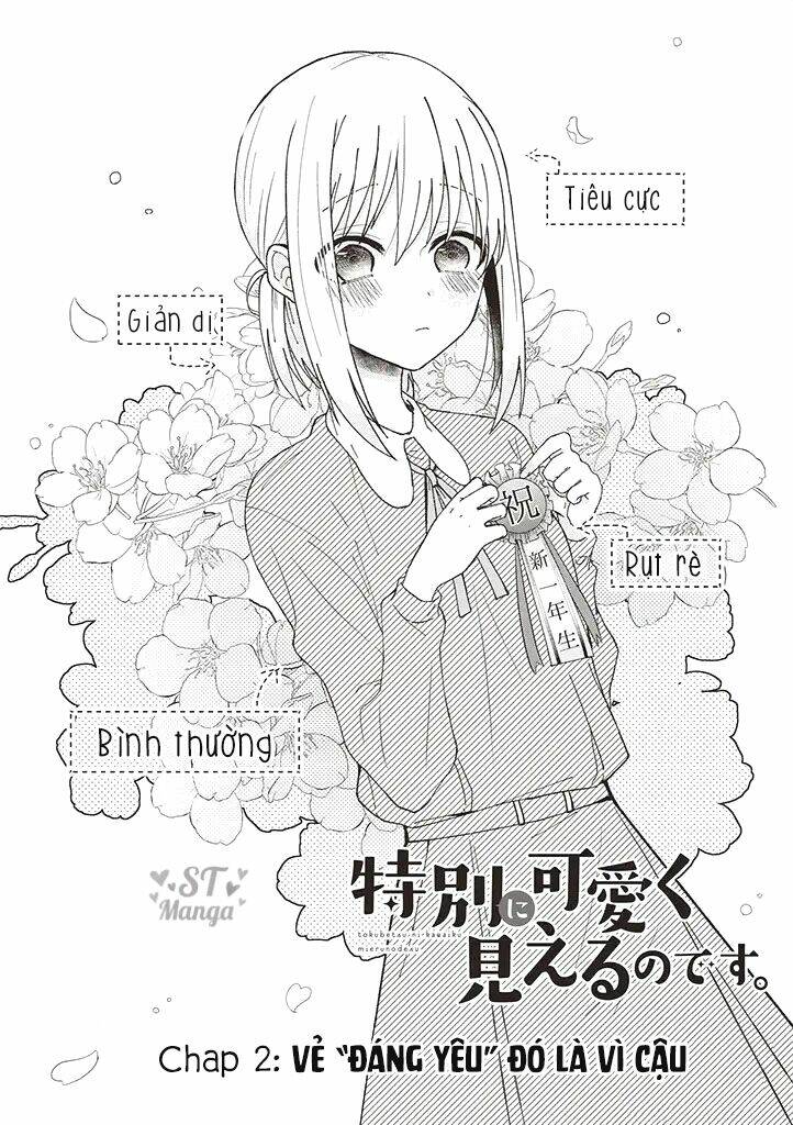 Tokubetsu Ni Kawaiku Mieru No Desu. Chapter 2 - Trang 2