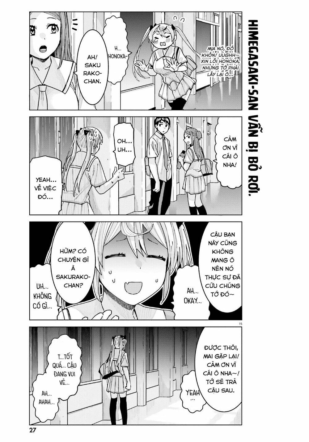 Himegasaki Sakurako Wa Kyoumo Fubin Kawaii! Chapter 10 - Trang 2