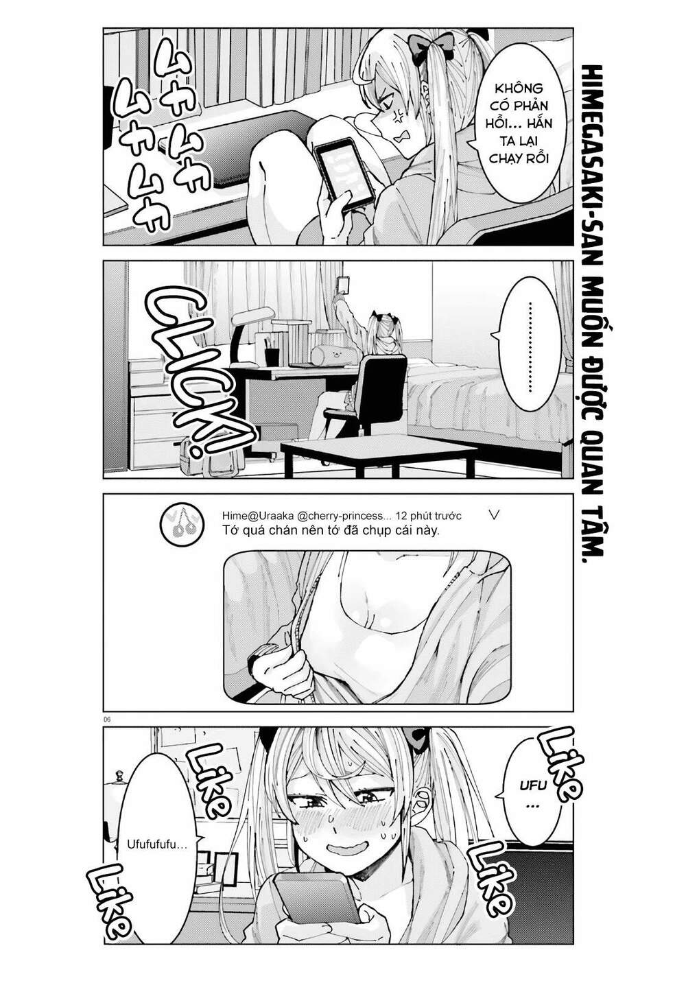 Himegasaki Sakurako Wa Kyoumo Fubin Kawaii! Chapter 4 - Trang 2