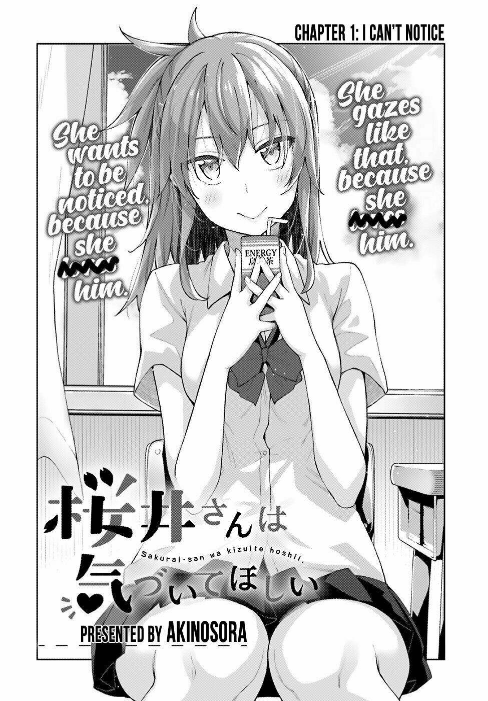 Sakurai-San Muốn Được Để Ý Chapter 1 - Trang 2