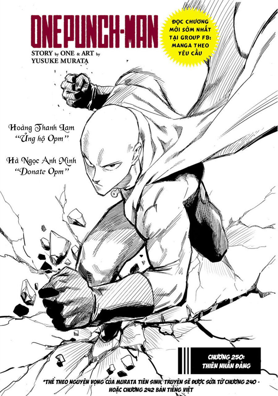 One-Punch Man Chapter 250 - Trang 2